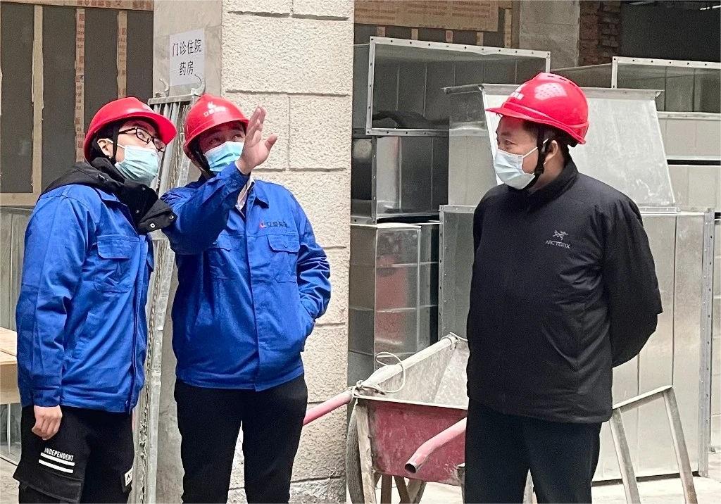一手抓防疫，一手抓生產(chǎn)！立豪集團(tuán)董事長赴陜藥集團(tuán)山海丹醫(yī)院項目督導(dǎo)檢查
